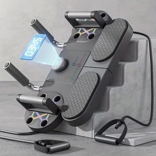 1Pc Fitness Push-Up Board with Timer - Professional Muscle Exercise Equipment for Home Workouts