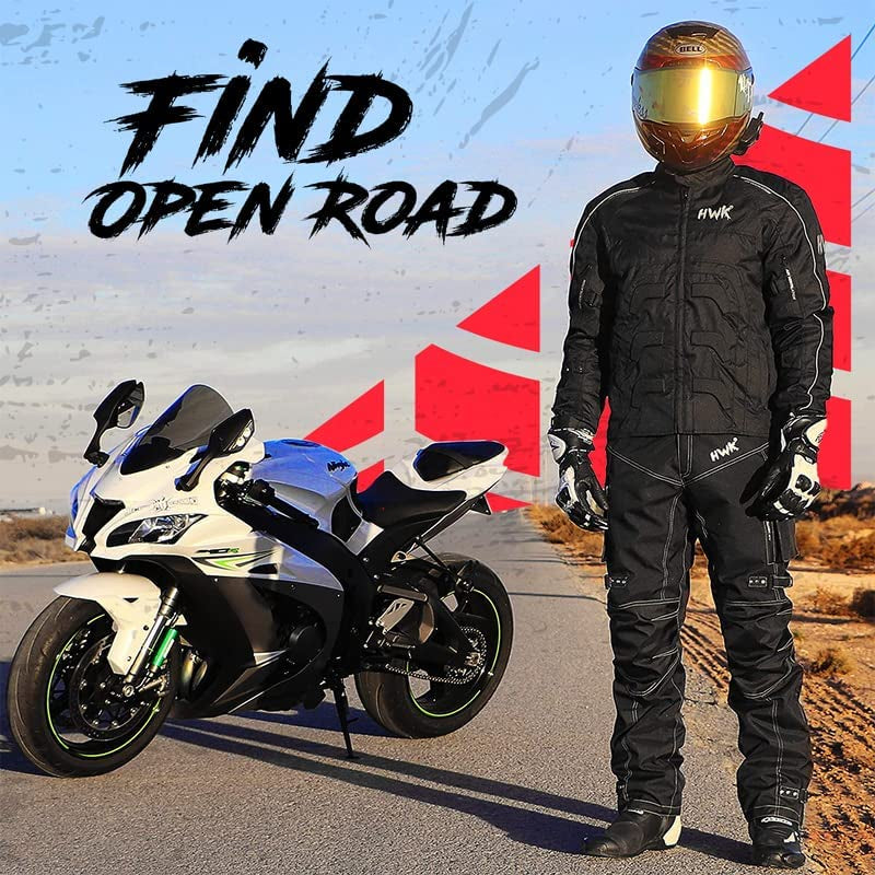 Spyder Motorcycle Jacket for Men with Weather Resistant Cordura Textile Fabric for Enduro Motocross Jacket MEDIUM/BLACK