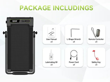 2.5HP 2 In1 Folding Treadmill with Display Screen Electric Running Portable Walking Pad for Home Office Fitness R46301