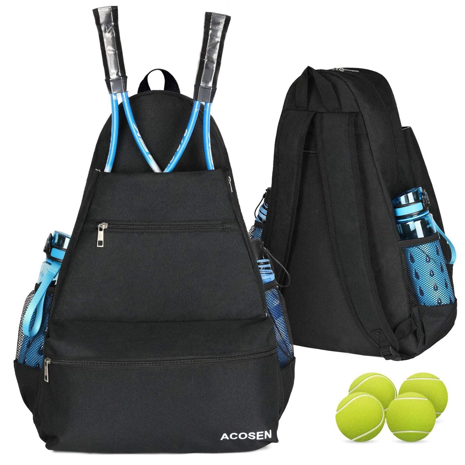 Tennis Bag Tennis Backpack - Large Tennis Bags for Women and Men to Hold Tenn...