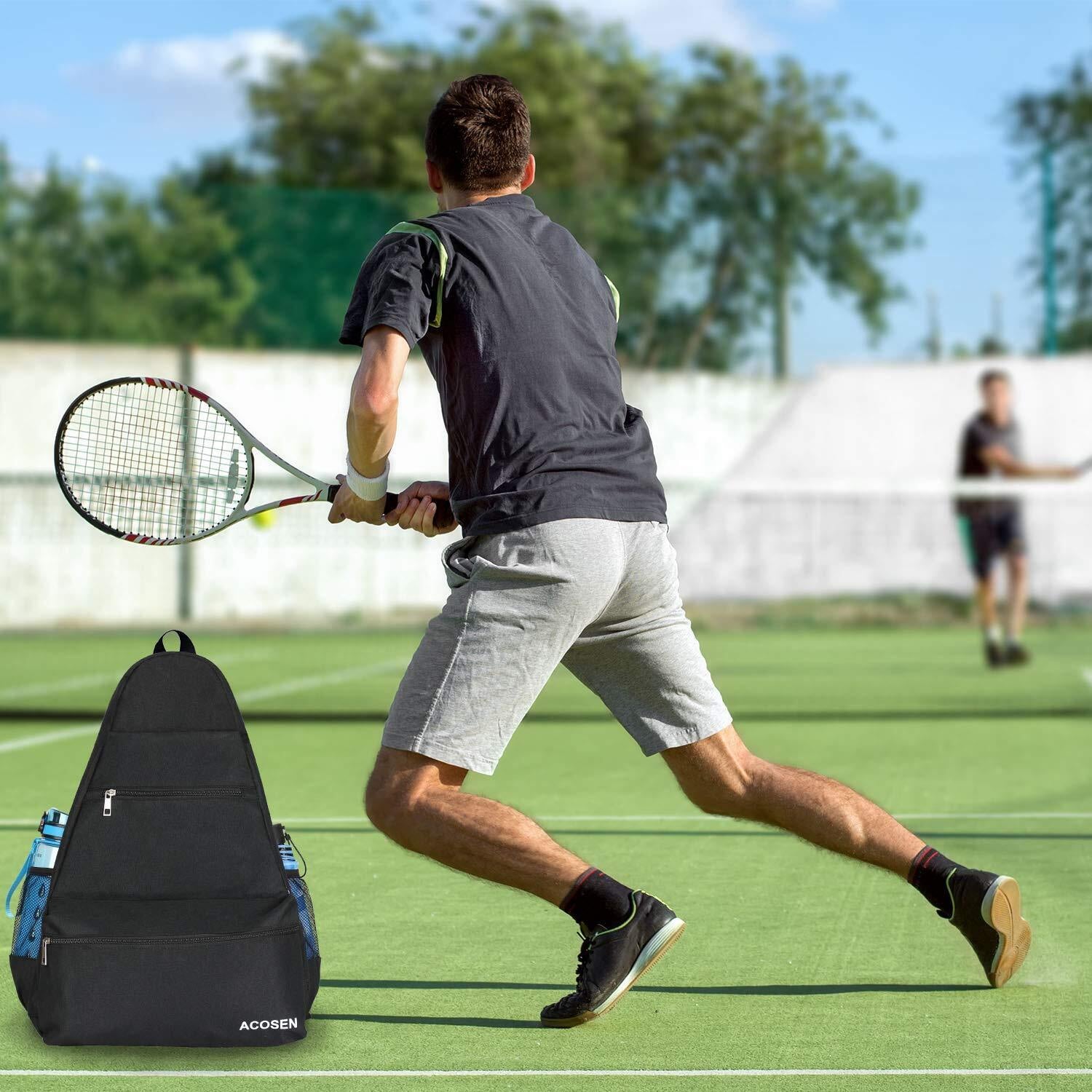 Tennis Bag Tennis Backpack - Large Tennis Bags for Women and Men to Hold Tenn...